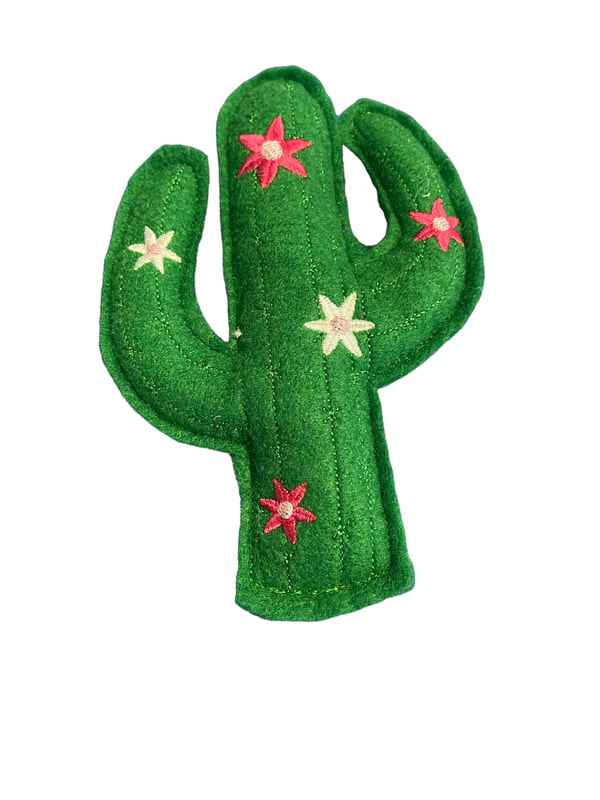 Cactus Embroidered Pin Cushion
